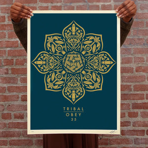 SHEPARD FAIREY 'Tribal Anniversary' (2024) Screen Print