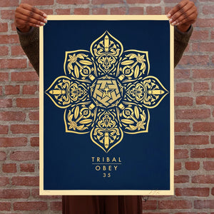 SHEPARD FAIREY 'Tribal Anniversary' (2024) Screen Print