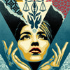 SHEPARD FAIREY 'Uplift Justice' (2026) Hand-Signed Offset Lithograph - Signari Gallery 