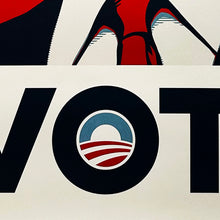 Load image into Gallery viewer, SHEPARD FAIREY &#39;VOTE (Obama 2008)&#39; RARE Original Archival Pigment Print