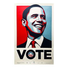 Load image into Gallery viewer, SHEPARD FAIREY &#39;VOTE (Obama 2008)&#39; RARE Original Archival Pigment Print