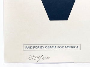 SHEPARD FAIREY 'VOTE (Obama 2008)' HAND-SIGNED/Framed Archival Pigment Print - Signari Gallery 