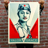 SHEPARD FAIREY 'Valor & Grace Nurse' (2020) Screen Print - Signari Gallery 
