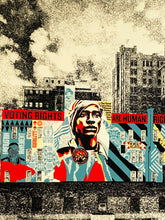 Load image into Gallery viewer, SHEPARD FAIREY &#39;Voting Rights are Human Rights - MKE Mural&#39; (2020) Screen Print - Signari Gallery 