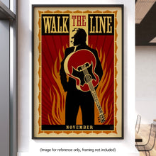 Load image into Gallery viewer, SHEPARD FAIREY &#39;Walk the Line&#39; (2005) Rare Offset Movie Poster