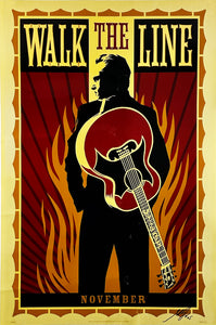 SHEPARD FAIREY 'Walk the Line' Rare Offset Poster - Signari Gallery 