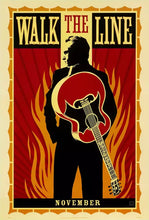 Load image into Gallery viewer, SHEPARD FAIREY &#39;Walk the Line&#39; (2005) Rare Offset Movie Poster