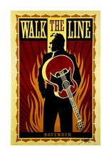 Load image into Gallery viewer, SHEPARD FAIREY &#39;Walk the Line&#39; Rare Offset Poster - Signari Gallery 