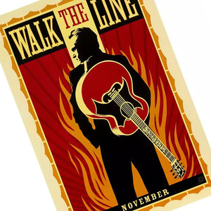 SHEPARD FAIREY 'Walk the Line' (2005) Rare Offset Movie Poster