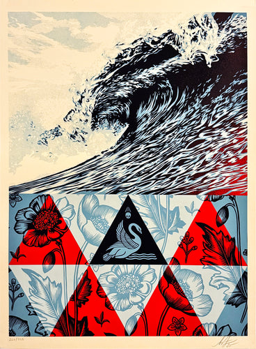 SHEPARD FAIREY 'Wave of Distress' (2025) Limited Edition Screen Print (#22)