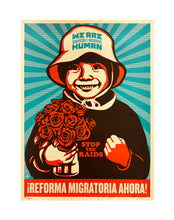 Load image into Gallery viewer, SHEPARD FAIREY x ERNESTO YERENA x NDLON &#39;Immigration Reform Girl&#39; (2009) Screen Print - Signari Gallery 