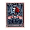 SHEPARD FAIREY 'Obama: Yes We Did' (2008) Rare Original Inauguration Sticker