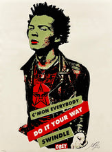 Load image into Gallery viewer, SHEPARD FAIREY &#39;Sid Vicious: Your Way&#39; (2003) Framed Screen Print - Signari Gallery 