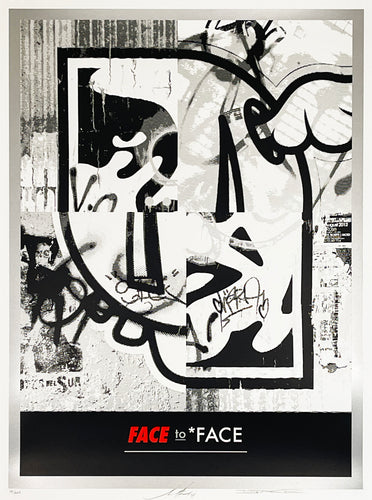 SHEPARD FAIREY x D*FACE 'Face to *Face' Screen Print - Signari Gallery 
