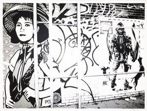 SHEPARD FAIREY x WK INTERACT 'Obey/WK: Revolution Girl' (2007) Framed Screen Print - Signari Gallery 