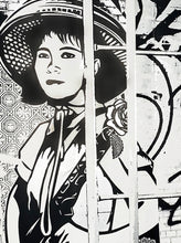 Load image into Gallery viewer, SHEPARD FAIREY x WK INTERACT &#39;Obey/WK: Revolution Girl&#39; (2007) Framed Screen Print - Signari Gallery 