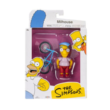 Load image into Gallery viewer, THE SIMPSONS 'Milhouse' (2025) Collectible 5 in. Figure w/Bicycle - Signari Gallery 
