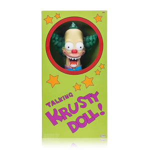 THE SIMPSONS 'Talking Krusty Doll' (2024) Good/Evil 16" Plush-body Figure