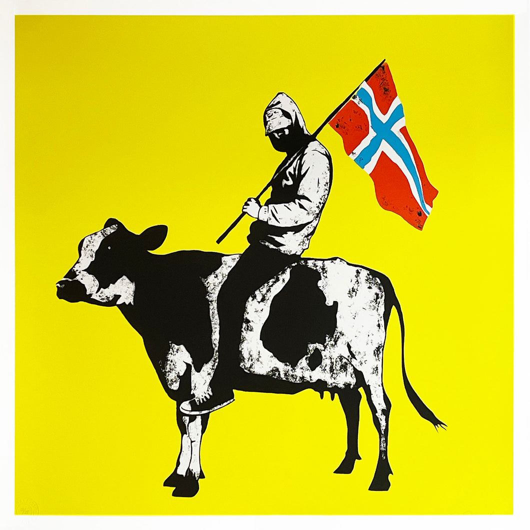 STEIN 'Norwegian Hardcore' (2014) Super-Rare Screen Print (yellow) - Signari Gallery 