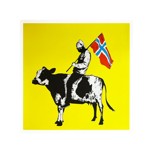 STEIN 'Norwegian Hardcore' (2014) Super-Rare Screen Print (yellow) - Signari Gallery 