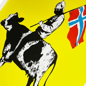 STEIN 'Norwegian Hardcore' (2014) Super-Rare Screen Print (yellow) - Signari Gallery 