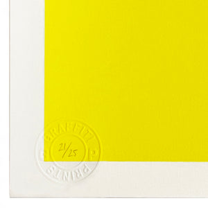 STEIN 'Norwegian Hardcore' (2014) Super-Rare Screen Print (yellow) - Signari Gallery 