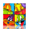 STEVE KAUFMAN 'Warner Bros.: Bugs Bunny Cartoon Quad' (1998) Original Oil on Canvas - Signari Gallery 