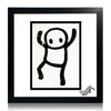 STIK 'Stik Character 1' (2011) RARE Custom Framed Hand-Drawn Sketch