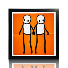 Load image into Gallery viewer, STIK &#39;Holding Hands&#39; (2020-org) Hackney Today Custom Framed LE Poster