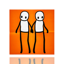 Load image into Gallery viewer, STIK &#39;Holding Hands&#39; (2020-org) Hackney Today Custom Framed LE Poster