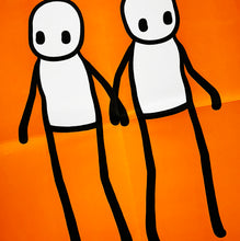 Load image into Gallery viewer, STIK &#39;Holding Hands&#39; (2020-org) Hackney Today Custom Framed LE Poster