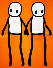 Load image into Gallery viewer, STIK &#39;Holding Hands&#39; (2020-org) Hackney Today Custom Framed LE Poster