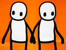 Load image into Gallery viewer, STIK &#39;Holding Hands&#39; (2020-org) Hackney Today Custom Framed LE Poster