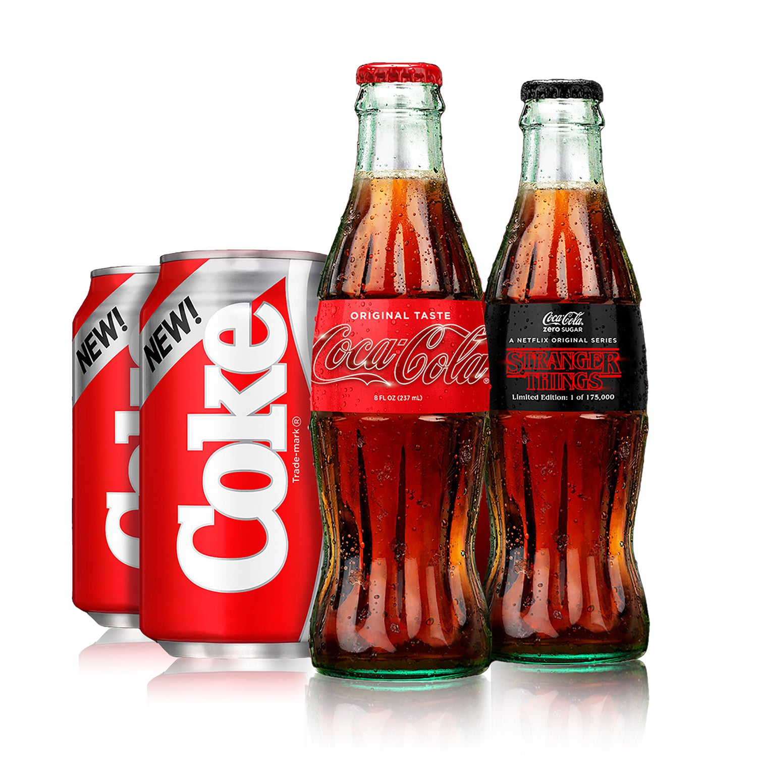 Coca-Cola Zero Sugar Soda Glass Bottle - 8 Fl. Oz.