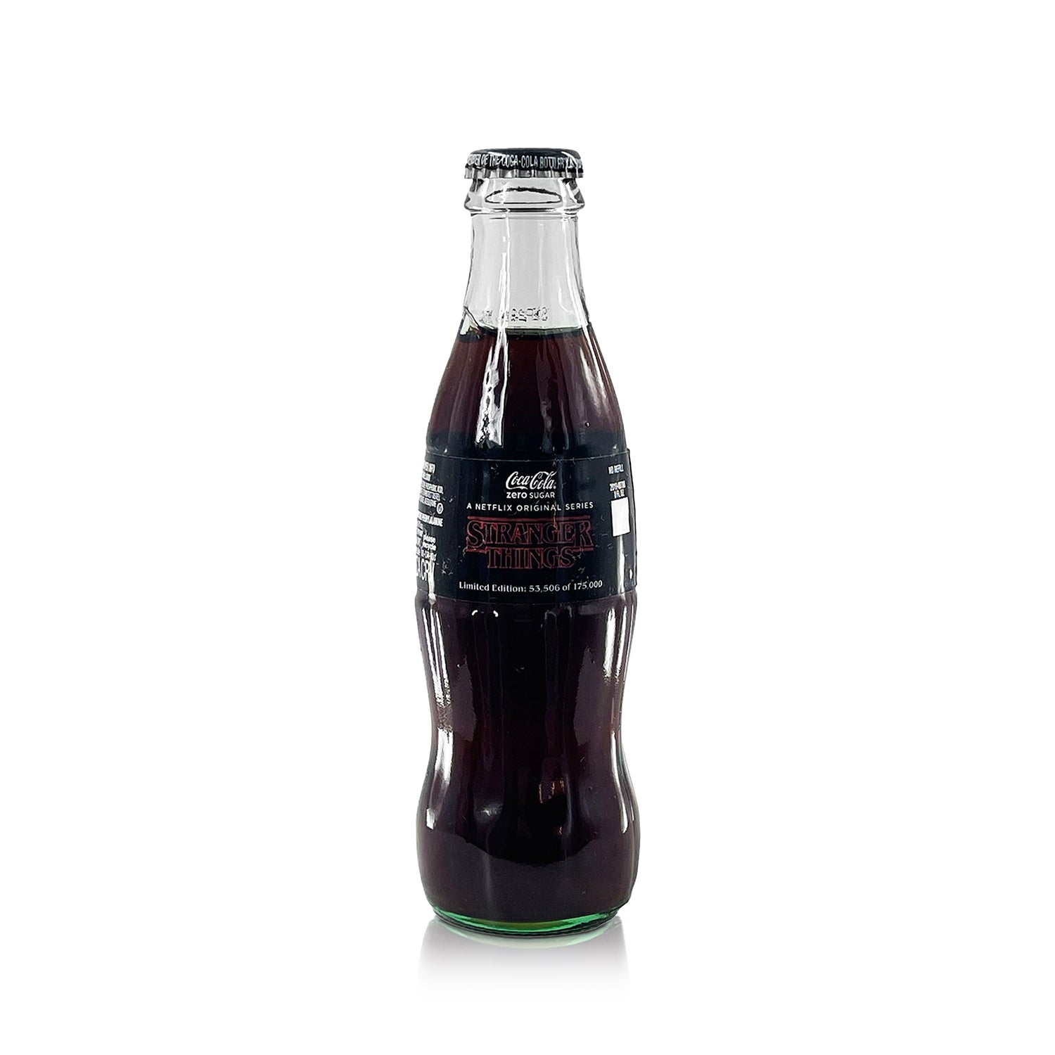 Coca - Cola Zero Sugar Soft Drink Glass Bottles 4 x 300mL