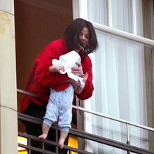 Load image into Gallery viewer, SUPREME x ANTIHERO &#39;Michael Jackson: Blanket Balcony&#39; (2020) Rare Framed Original Postcard/Sticker - Signari Gallery 