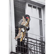 Load image into Gallery viewer, SUPREME x ANTIHERO &#39;Michael Jackson: Blanket Balcony&#39; (2020) Rare Framed Original Postcard/Sticker - Signari Gallery 