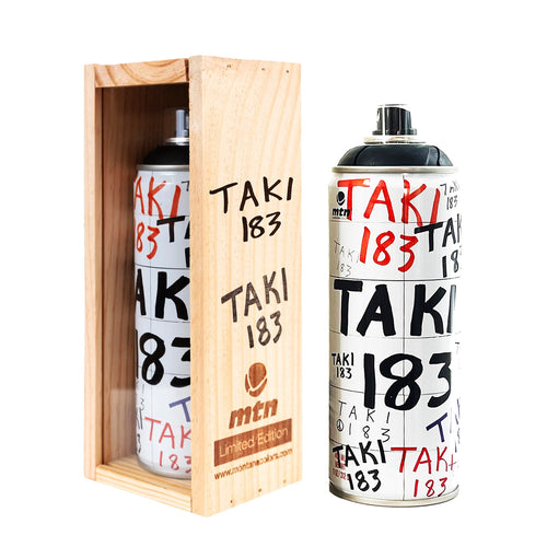 TAKI 183 x Montana Colors 'Tagged' (2022) Hand-Signed Collectible Spray Can - Signari Gallery 