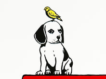 Load image into Gallery viewer, TRUST.iCON &#39;Dog &amp; Bird&#39; (2024) Silkscreen Print