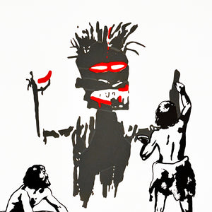 TRUST.iCON 'Untitled (Basquiat)' (2025) Artist Proof Screen Print - Signari Gallery 