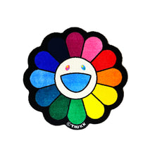 Load image into Gallery viewer, TAKASHI MURAKAMI &#39;Flowers&#39; (2022) Floor Rug/Mat (rainbow) - Signari Gallery 