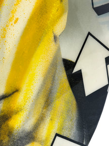 TAVAR ZAWACKI 'Cut the Record: Eminem' (2014) Mixed Media on Wood Panel - Signari Gallery 