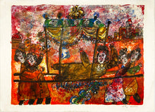 Load image into Gallery viewer, THEO TOBIASSE &#39;Return, Return O Shulamite&#39; (1975) Lithograph on Linen - Signari Gallery 