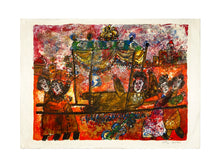 Load image into Gallery viewer, THEO TOBIASSE &#39;Return, Return O Shulamite&#39; (1975) Lithograph on Linen - Signari Gallery 