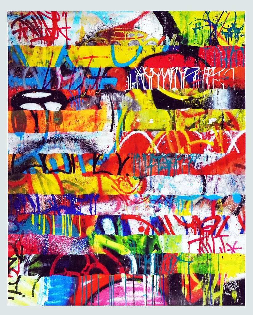 TILT '13 Layers' (2016) RARE Screen Print/Giclee (1 of 2) on Canvas - Signari Gallery 