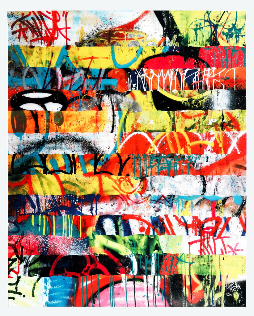 TILT '13 Layers' (2016) RARE Screen Print/Giclee (1 of 2) on Canvas