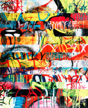 Load image into Gallery viewer, TILT '13 Layers' (2016) RARE Screen Print/Giclee (1 of 2) on Canvas