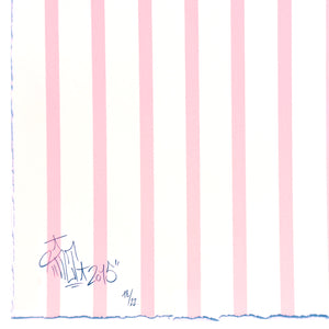 TILT 'Coke' (2015) Screen Print (pink lines) (#18)