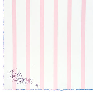 TILT 'Coke' (2015) Screen Print (pink lines) (#19)