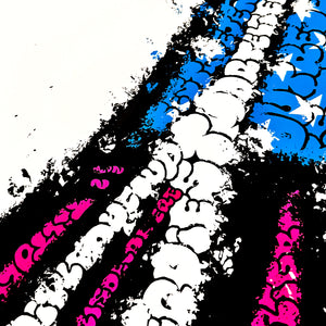 TILT 'Coke' (2015) Screen Print (white lines) - Signari Gallery 